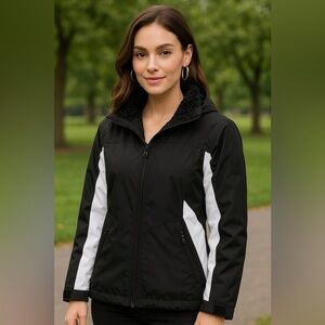 NWOT ZeroXposur Black and White Ski Jacket size M